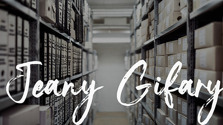 Jeany Gifary Font
