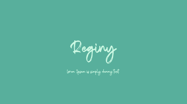 Reginy Font