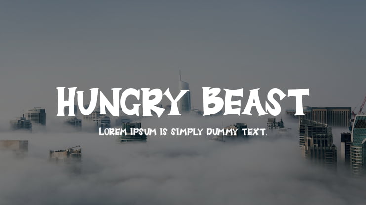 Hungry Beast Font Family