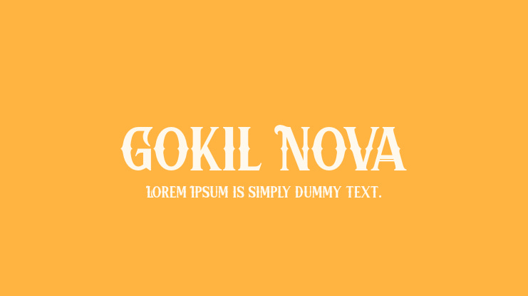 Gokil Nova Font