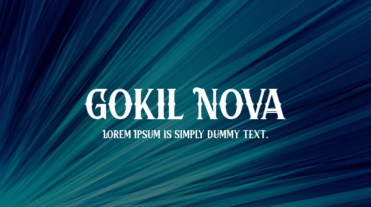 Gokil Nova Font