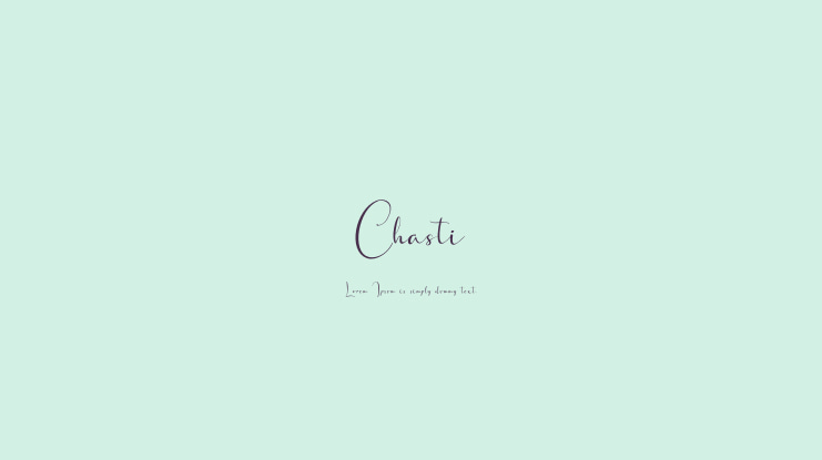 Chasti Font