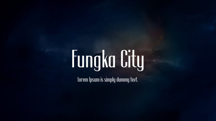 Fungka City Font