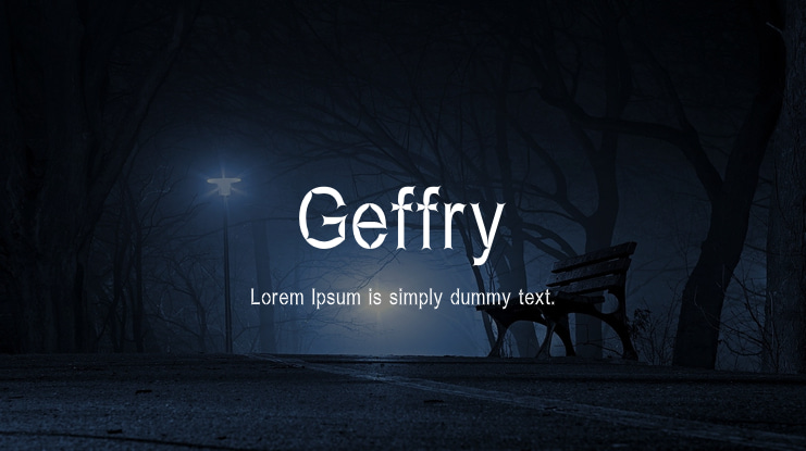 Geffry Font