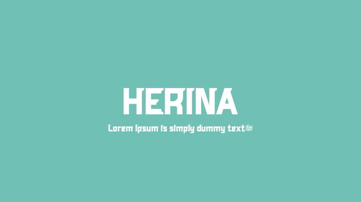 HERINA Font Family