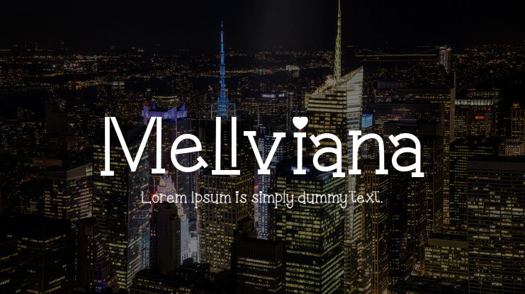 Mellviana Font