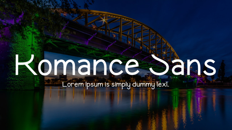 Romance Sans Font