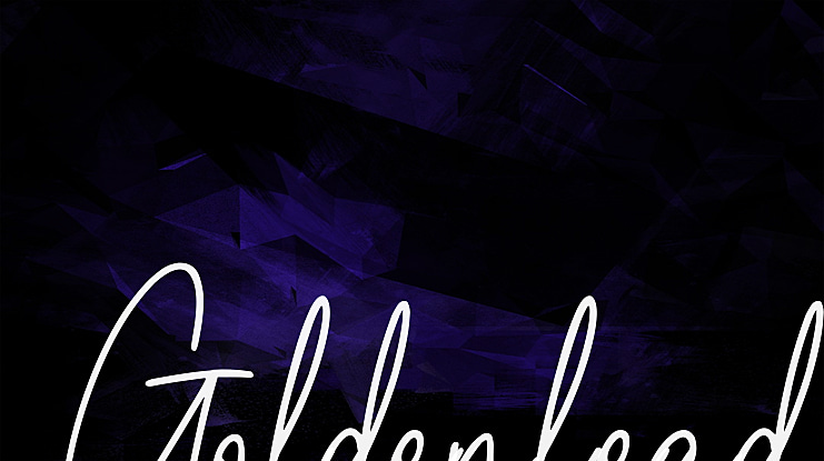 Goldenlead Font