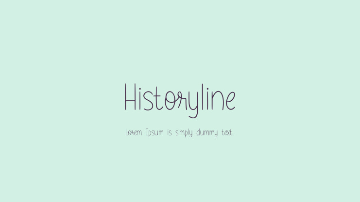 Historyline Font