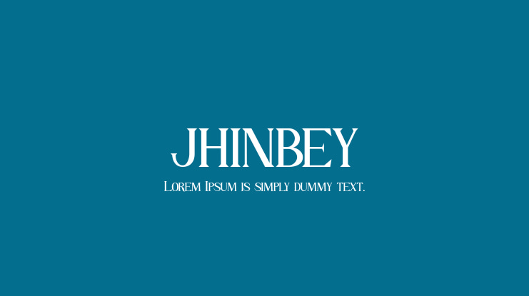 JHINBEY Font