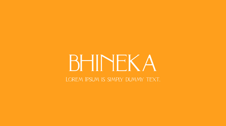 BHINEKA Font