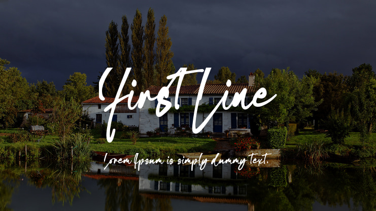 First Line Font