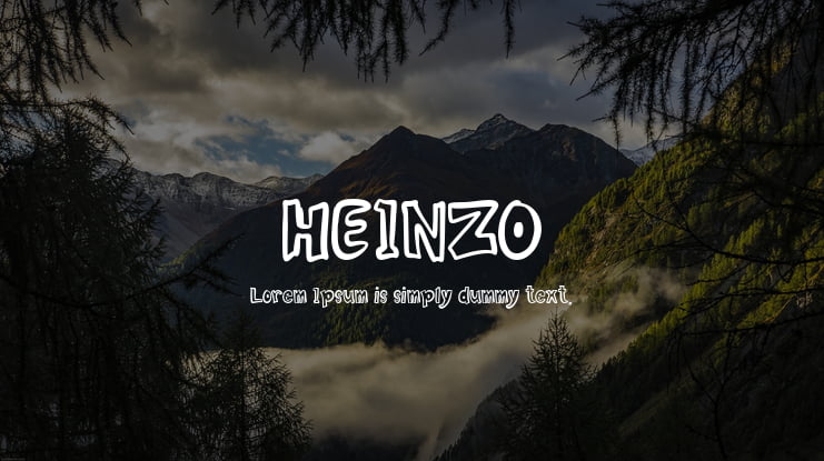HEINZO Font