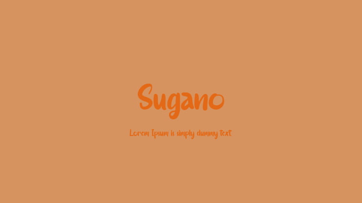 Sugano Font