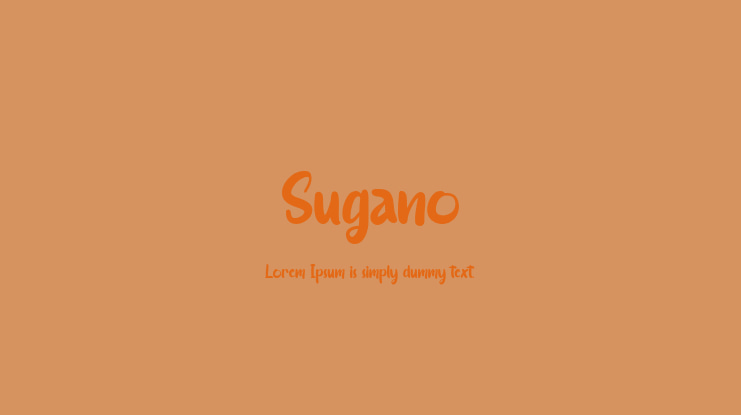 Sugano Font