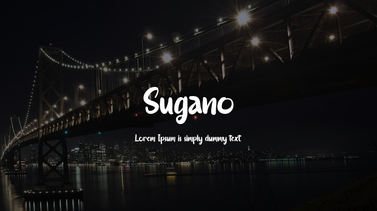 Sugano Font