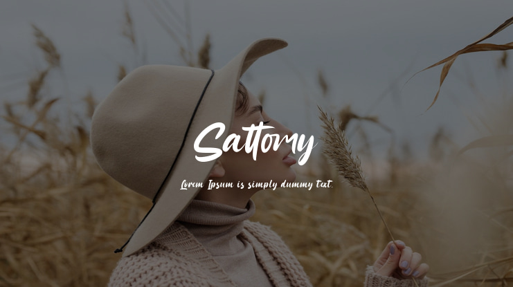 Sattomy Font