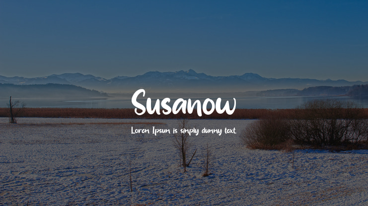 Susanow Font