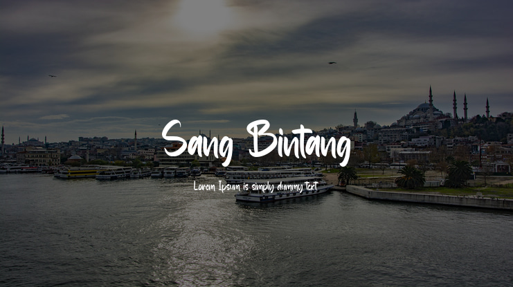 Sang Bintang Font