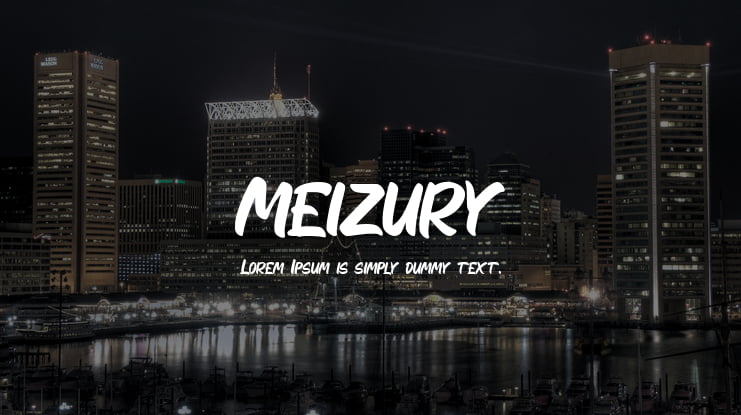 MEIZURY Font Family