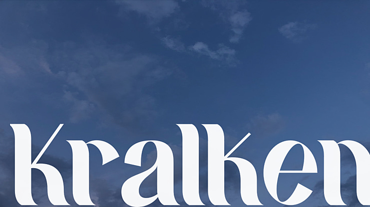 Kralken Font