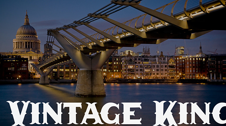 Vintage King Font