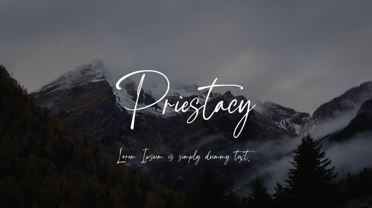 Priestacy Font : Download Free for Desktop & Webfont