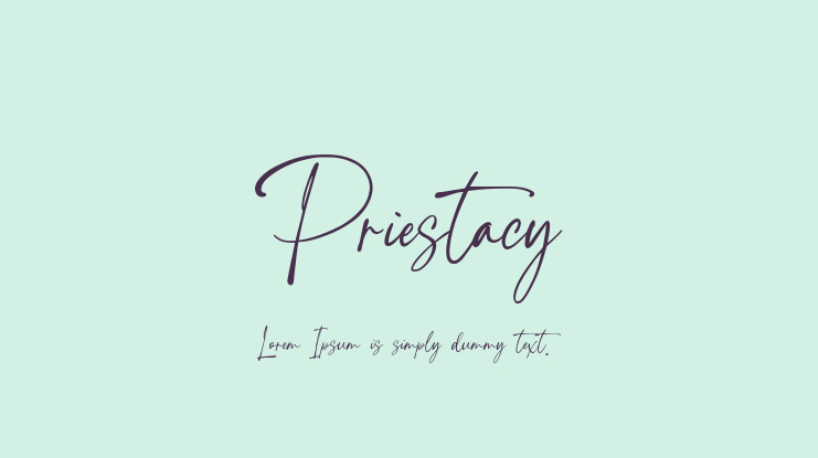 Priestacy Font