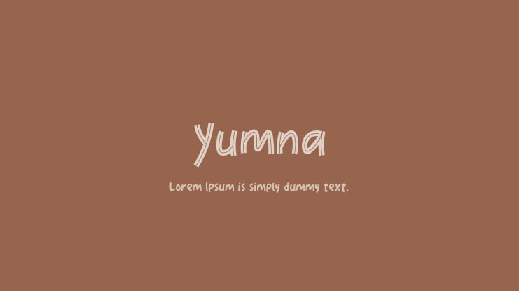 Yumna Font