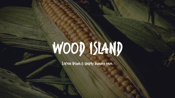 WOOD ISLAND Font