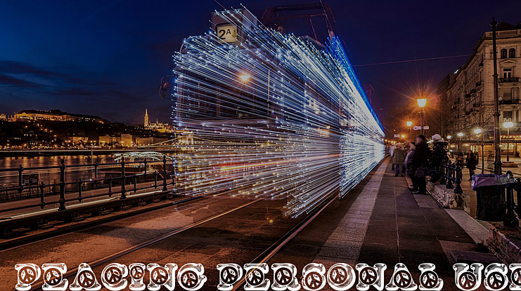 PEACING PERSONAL USE Font Family