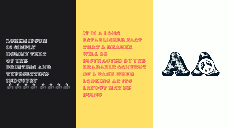 PEACING PERSONAL USE Font Family