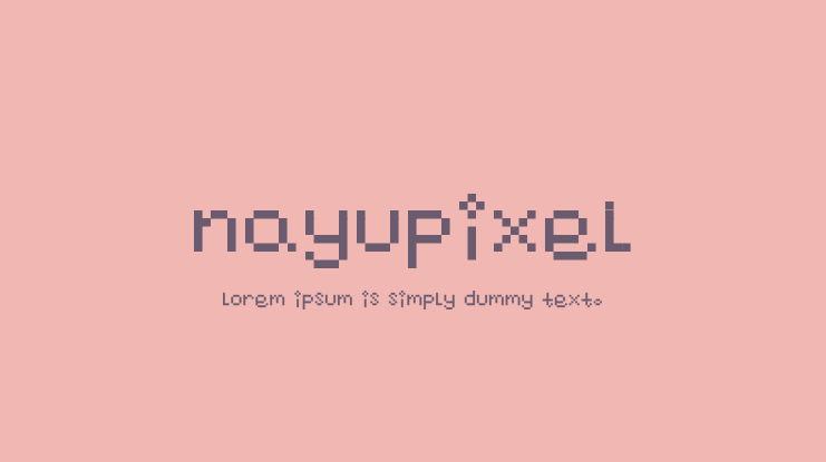 Nayupixel Font