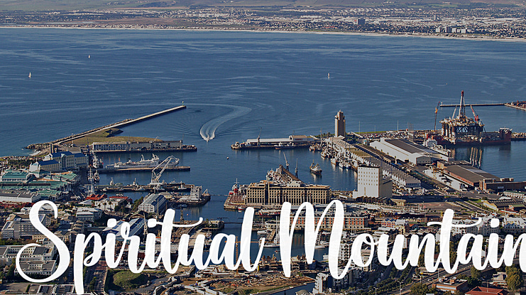 Spiritual Mountain Font