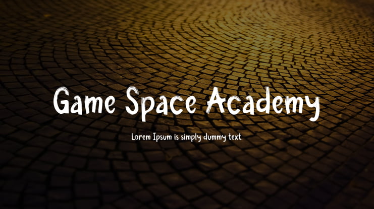 Game Space Academy Font