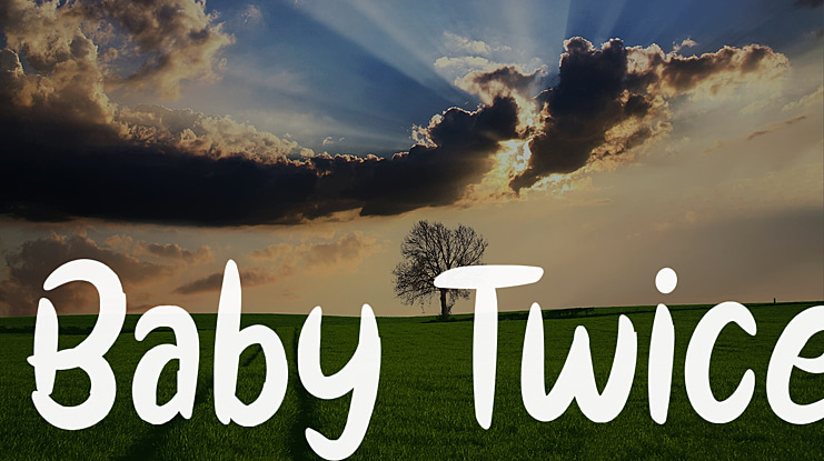 Baby Twice Font