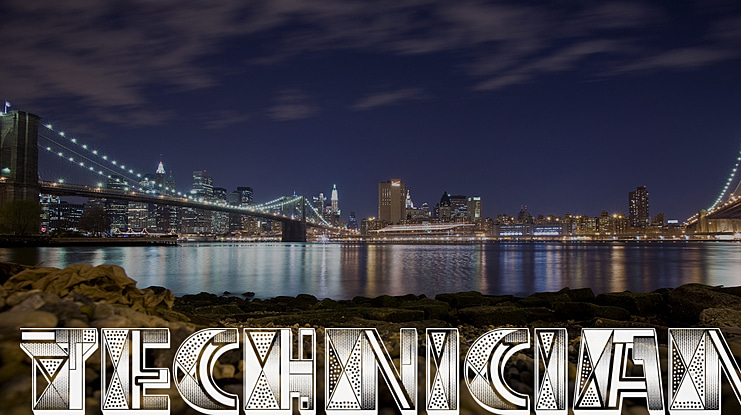 Technician Font