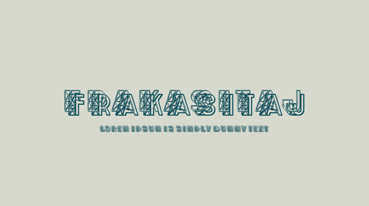 Frakasitaj Font