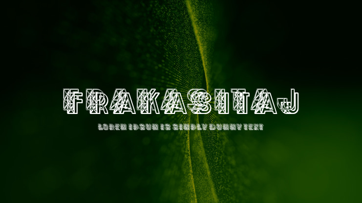 Frakasitaj Font