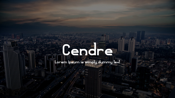 Cendre Font