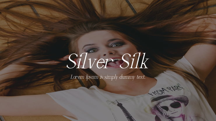 Silver Silk Font