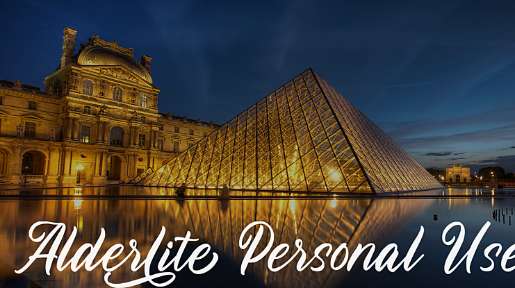 Alderlite Personal Use Font