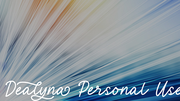 Dealyna Personal Use Font