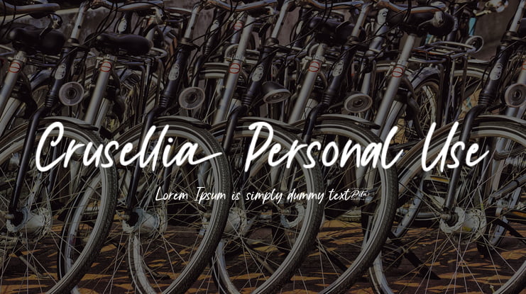 Crusellia Personal Use Font