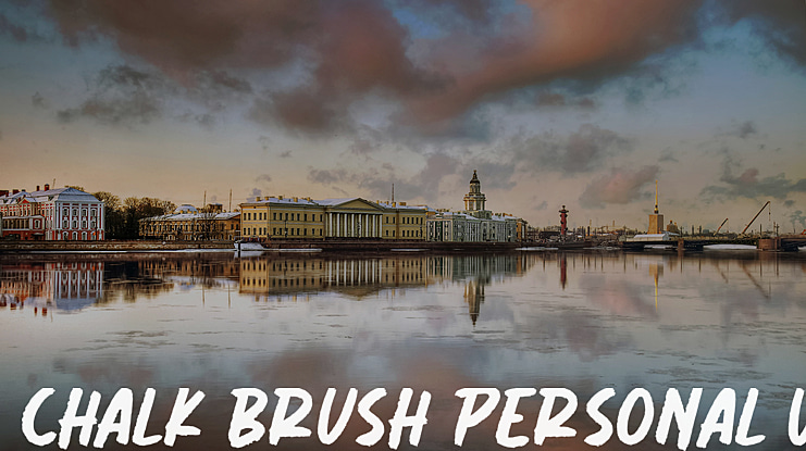 Chalk Brush Personal Use Font