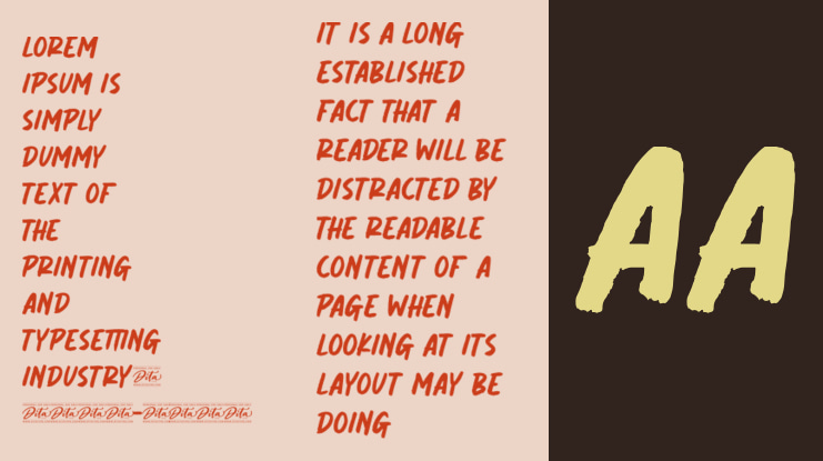 Chalk Brush Personal Use Font