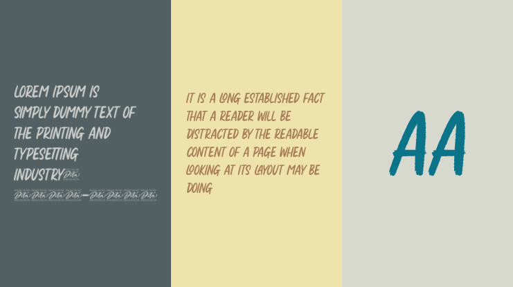 Sarcaland Brusher Personal Use Font