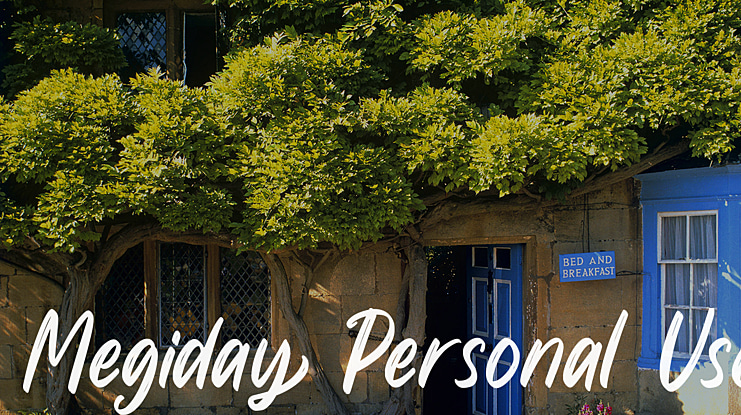 Megiday Personal Use Font
