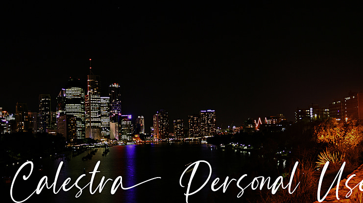 Calestra Personal Use Font