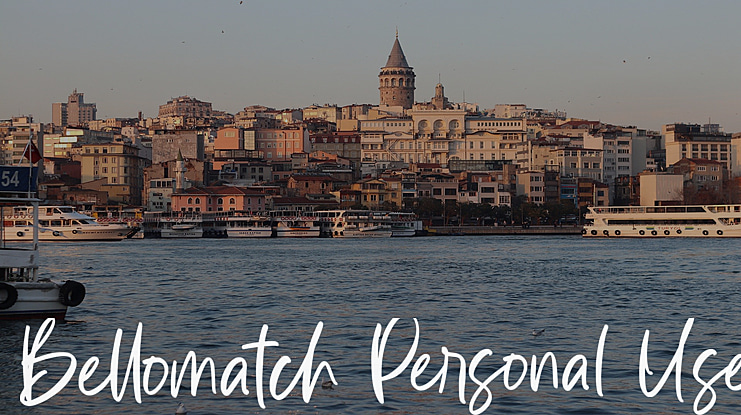 Bellomatch Personal Use Font